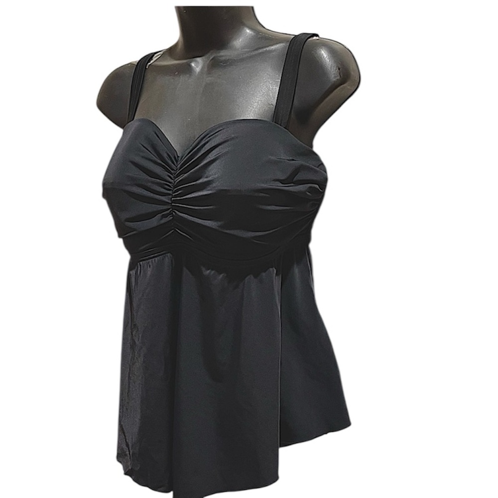 🟣 A Shore Fit black tankini new without tags